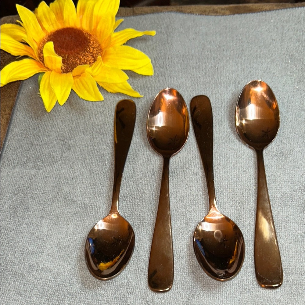 Cambridge Rose Gold Set of 4 SPOONS 0-16